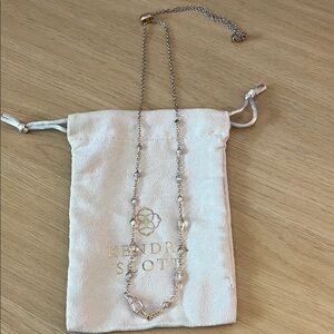 Kendra Scott Rose Gold Necklace